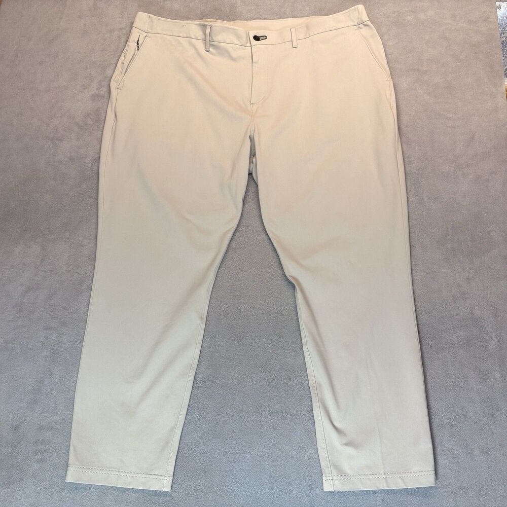 Public Rec Pants Mens 44 All Day Everyday Chino Golf Straight Gray